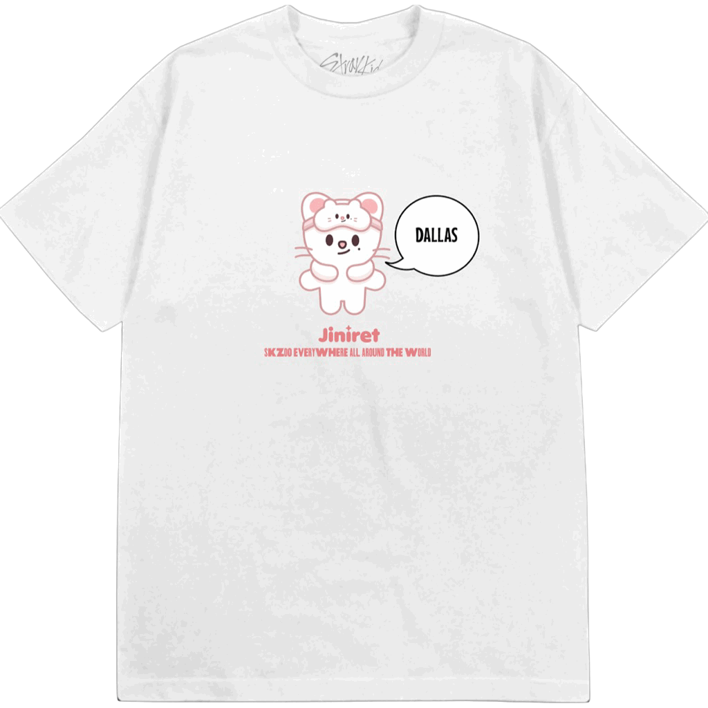 Stray Kids SKZOO Tシャツ Jiniret SKZOO T-SHIRT CITY VER. (JINIRET, DALLAS) – Stray Kids