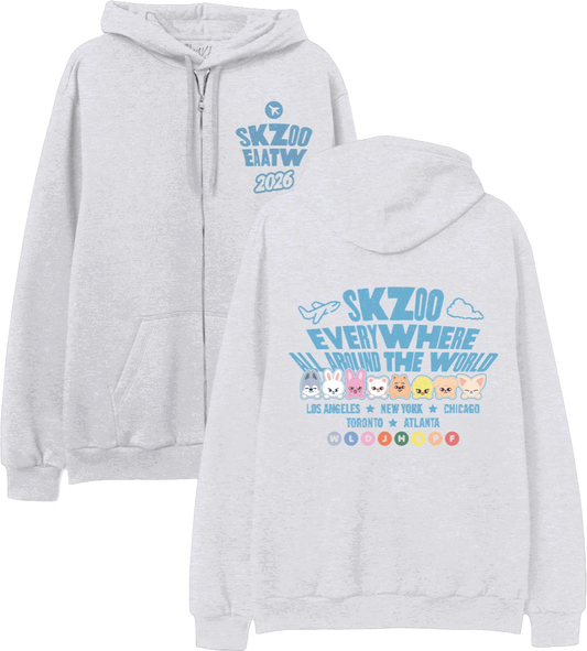 SKZOO ZIP-UP HOODIE
