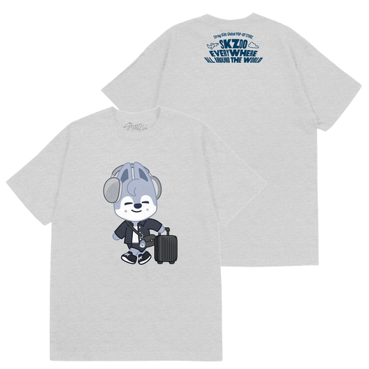 SKZOO T-SHIRT AIRPORT VER. (WOLF CHAN)