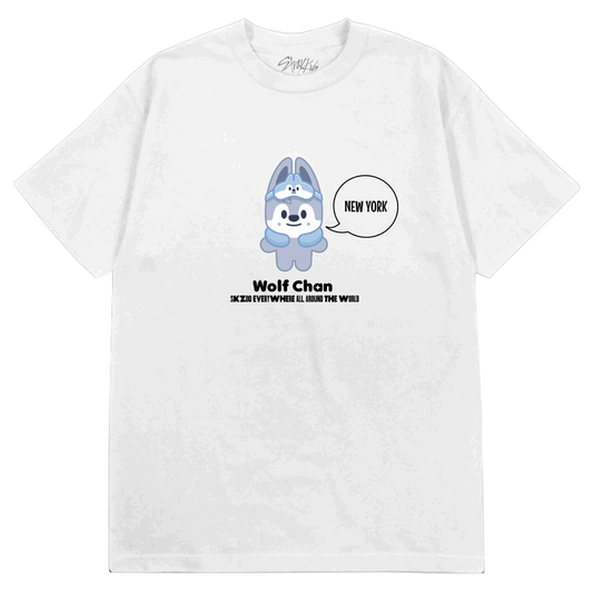 SKZOO T-SHIRT CITY VER. (WOLF CHAN, NEW YORK)