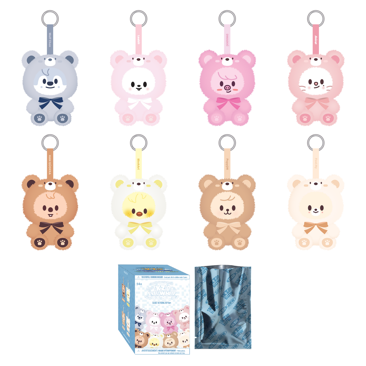 SKZOO SECRET KEYRING TOY Ver. – Stray Kids