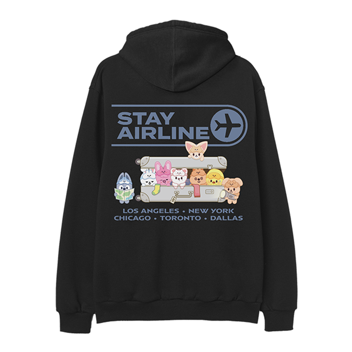 SKZOO ZIP-UP HOODIE STAY AIRLINE VER. – Stray Kids SKZOO ZIP-UP HOODIE STAY AIRLINE VER. – Stray Kids
